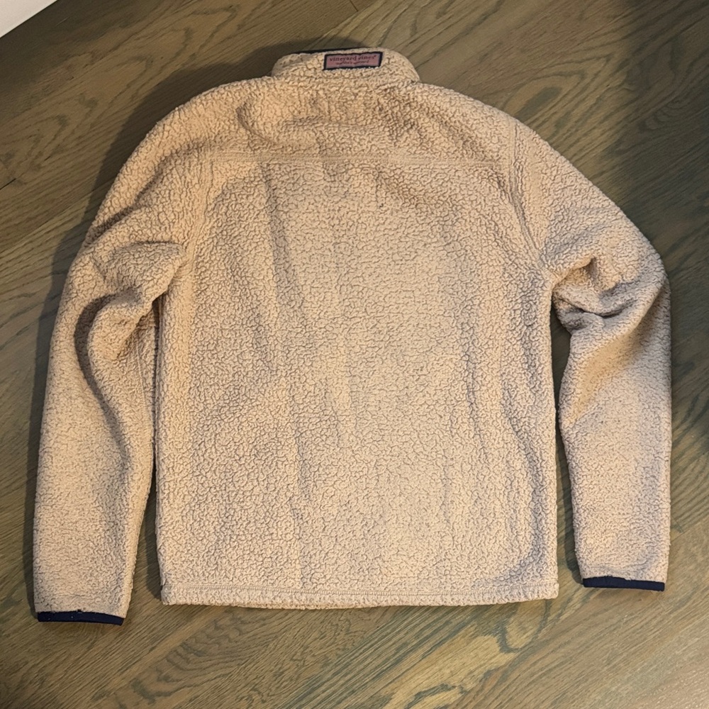 Vineyard Vines Cream and Navy Kids Jacket - Picture 6 of 6